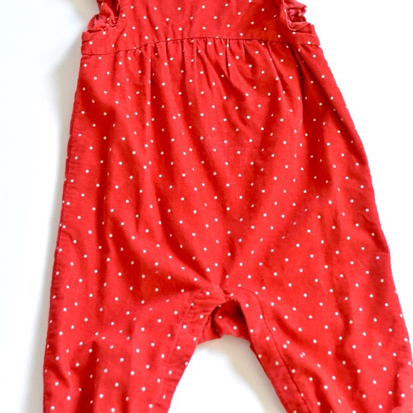 Flutter sleeve cord romper - Picture 2 of 2